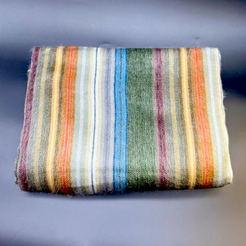 Hand made in Ecuador alpaca and acrylic throw